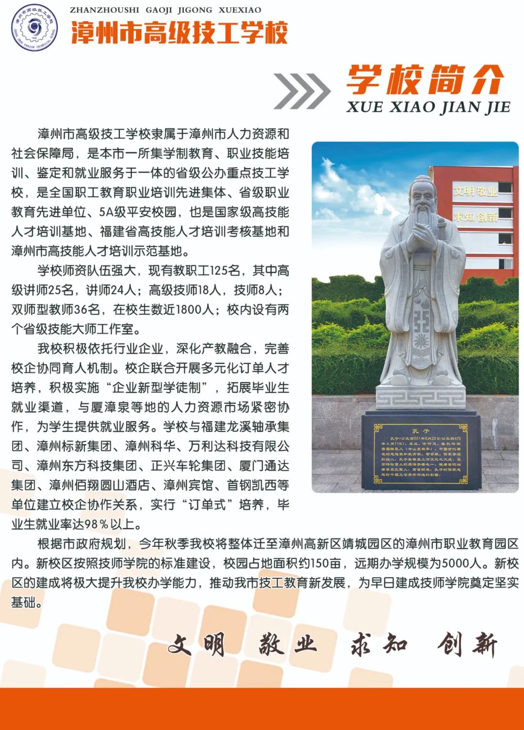 漳州市高級技工學(xué)校簡介