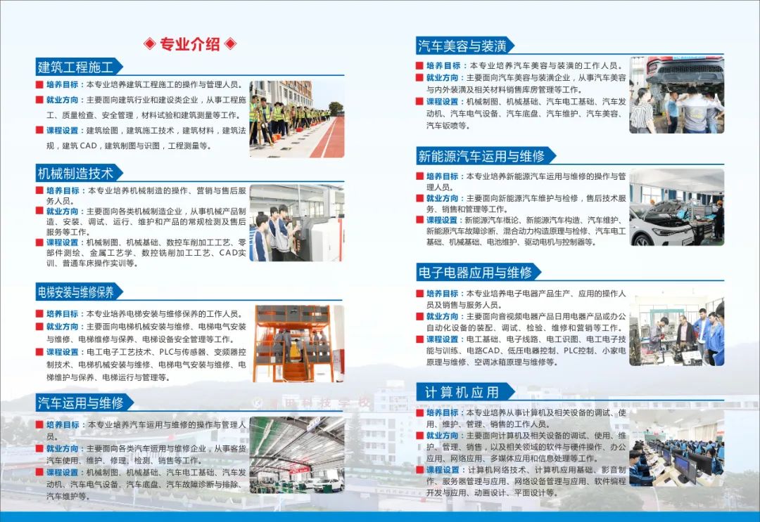 2023年莆田科技職業(yè)學(xué)校招生簡章